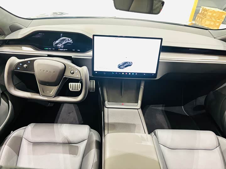 Tesla Model S Plaid Tri-Motor à transmission intégrale d'occasion (2023)